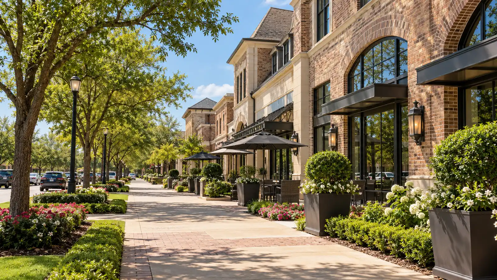 Town center in Southlake, Texas